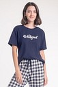 Pijama Feminino Manga Curta Com Calça
