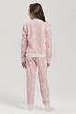 Pijama Feminino Infantil Manga Longa Com Calça