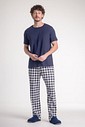 Pijama Masculino Manga Curta Com Calça