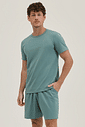 Pijama Masculino Manga Curta Com Bermuda Pijama Masculino Manga Curta Com Bermuda