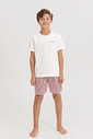 Pijama Masculino Infantil Manga Curta Com Shorts