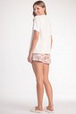 Pijama Feminino Manga Curta com Shorts