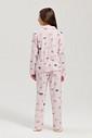 Pijama Feminino Infantil Manga Longa Americano Com Calça Pijama Feminino Infantil Manga Longa Americano Com Calça