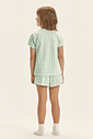 Pijama Feminino Infantil Manga Curta Com Shorts Pijama Feminino Infantil Manga Curta Com Shorts
