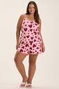 Pijama Feminino Alça Com Shorts Plus Size