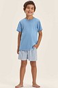 Pijama Masculino Manga Curta Com Bermuda Pijama Masculino Manga Curta Com Bermuda
