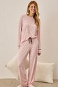Pijama Feminino Manga Longa com Calça