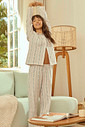 Pijama Feminino Manga Longa Americano com Calça Pijama Feminino Manga Longa Americano com Calça