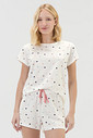 Pijama Feminino Manga Curta com Shorts