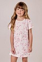 Camisola Infantil Feminina Manga Curta