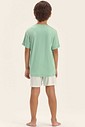 Pijama Masculino Infantil Manga Curta Com Bermuda Pijama Masculino Infantil Manga Curta Com Bermuda