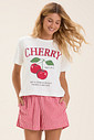 Conjunto Feminino Manga Curta Com Shorts