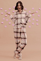 Pijama Feminino Americano Manga Longa Com Calça Pijama Feminino Americano Manga Longa Com Calça