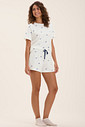 Pijama Feminino Manga Curta Com Shorts Pijama Feminino Manga Curta Com Shorts