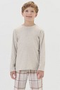 Pijama Masculino Infantil Manga Longa Com Calça Pijama Masculino Infantil Manga Longa Com Calça