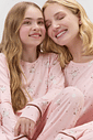 Pijama Feminino Manga Longa Com Calça
