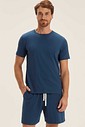 Pijama Masculino Manga Curta Com Bermuda Pijama Masculino Manga Curta Com Bermuda