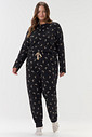 Pijama Feminino Manga Longa Com Calça Plus Size Pijama Feminino Manga Longa Com Calça Plus Size