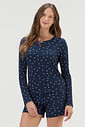 Pijama Feminino Manga Longa Com Shorts Pijama Feminino Manga Longa Com Shorts
