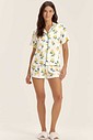 Conjunto Feminino Manga Curta Americano Com Shorts Conjunto Feminino Manga Curta Americano Com Shorts