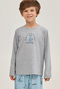 Pijama Masculino Infantil Manga Longa Com Calça
