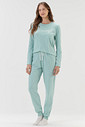 Pijama Feminino Manga Longa Com Calça