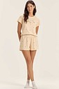 Pijama Feminino Manga Curta Com Shorts Pijama Feminino Manga Curta Com Shorts