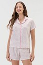Pijama Feminino Manga Curta Americano com Shorts