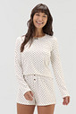 Pijama Feminino Manga Longa com Shorts