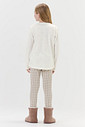 Pijama Feminino Infantil Manga Longa Com Legging