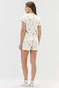 Pijama Feminino Manga Curta Com Shorts
