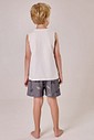 Pijama Masculino Infantil Regata Com Bermuda