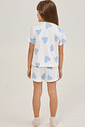 Pijama Feminino Infantil Manga Curta Com Short Pijama Feminino Infantil Manga Curta Com Short