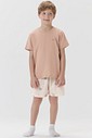 Pijama Masculino Infantil Manga Curta Com Bermuda