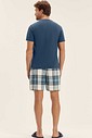 Pijama Masculino Manga Curta Com Bermuda Pijama Masculino Manga Curta Com Bermuda