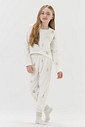 Pijama Feminino Infantil Manga Longa Com Calça