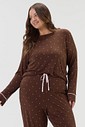 Pijama Feminino Manga Longa Com Calça Plus Size Pijama Feminino Manga Longa Com Calça Plus Size