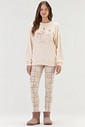 Pijama Feminino Manga Longa Com Legging