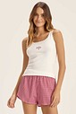 Pijama Feminino Regata Com Shorts Pijama Feminino Regata Com Shorts