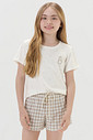 Pijama Feminino Infantil Manga Curta Com Shorts Pijama Feminino Infantil Manga Curta Com Shorts