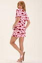 Pijama Feminino Manga Curta Com Shorts