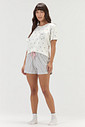 Pijama Feminino Manga Curta Com Shorts Pijama Feminino Manga Curta Com Shorts