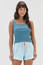 Pijama Feminino Regata Com Shorts Pijama Feminino Regata Com Shorts