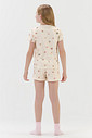 Pijama Feminino Infantil Manga Curta Com Shorts Pijama Feminino Infantil Manga Curta Com Shorts