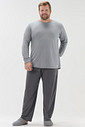 Pijama Masculino Manga Longa Com Calça Plis Size Pijama Masculino Manga Longa Com Calça Plis Size