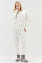 Pijama Feminino Manga Longa Com Calça