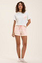 Pijama Feminino Manga Curta Com Shorts
