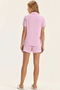 Pijama Feminino Manga Curta Americano Com Shorts Pijama Feminino Manga Curta Americano Com Shorts
