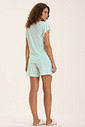 Pijama Feminino Manga Curta Com Shorts