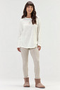 Pijama Feminino Manga Longa Com Legging